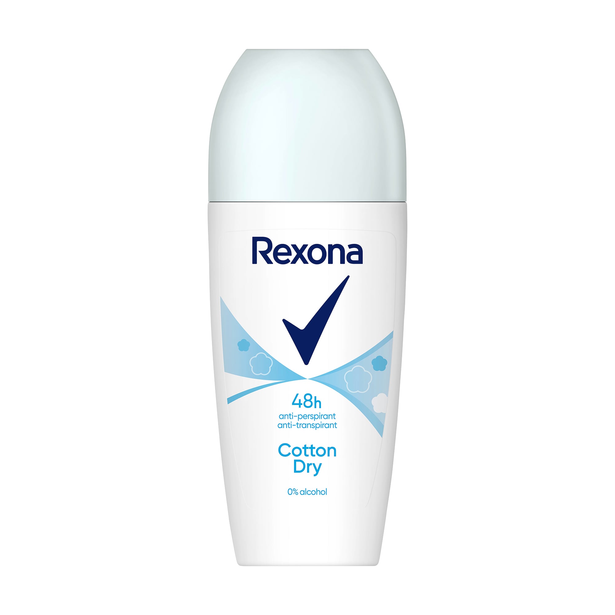 Кульковий антиперспірант Rexona Motion Sense Cotton Dry Anti-Perspirant 48H, Легкість бавовни жіночий, 50 мл